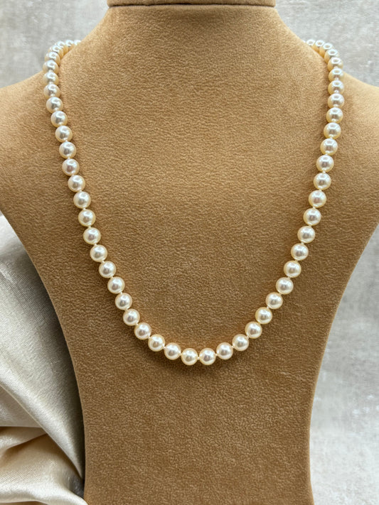 Single Row Cultured Pearl Necklace