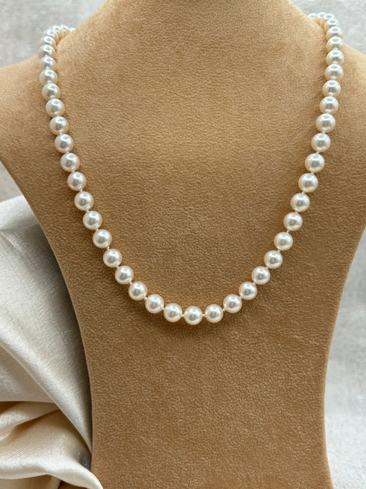 Single Row Cultured Pearl Necklace