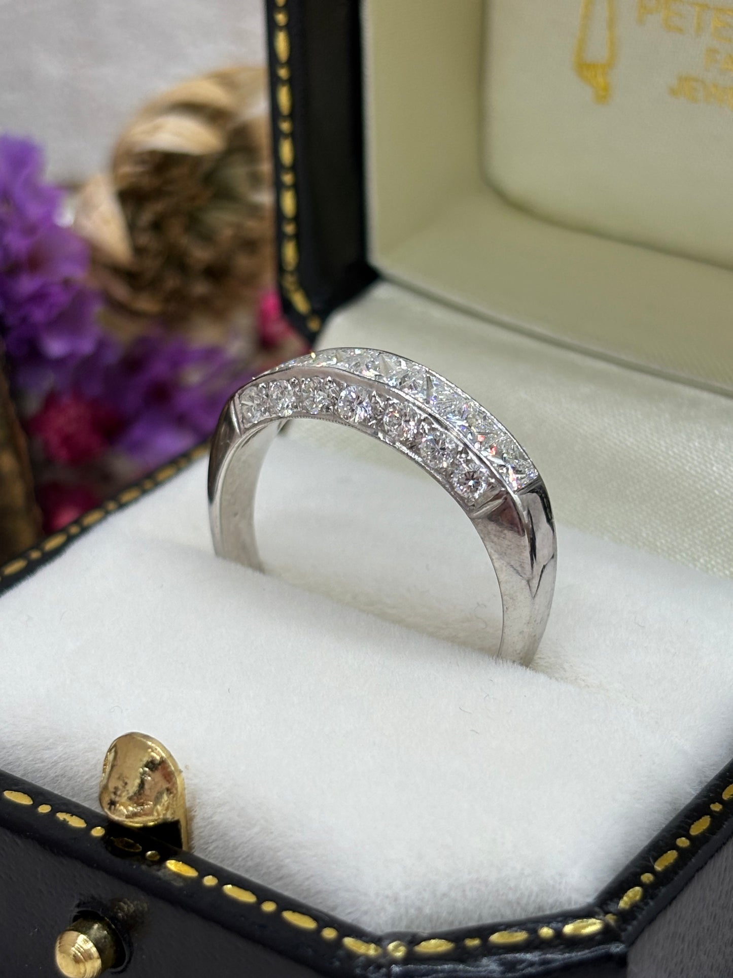 18ct White Gold Diamond Eternity Ring.