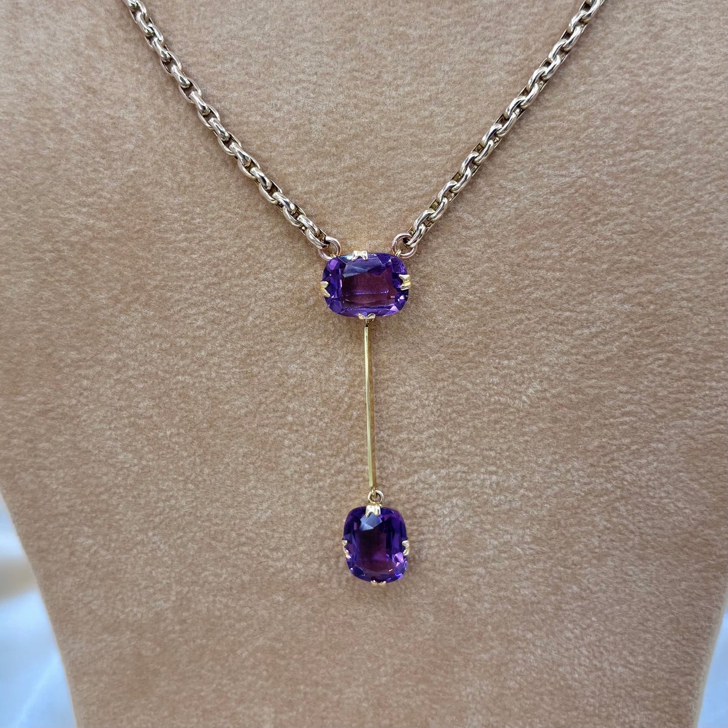 Antique Amethyst Pendant.