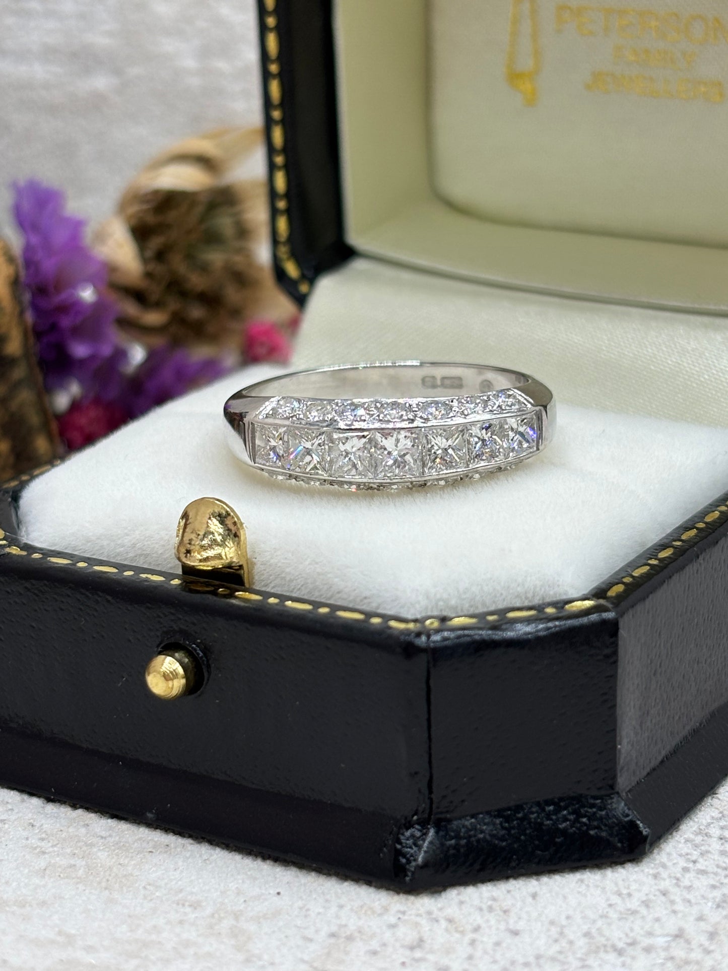 18ct White Gold Diamond Eternity Ring.